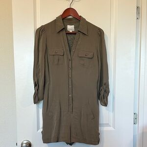 Bebe Kardashians Olive Green Romper